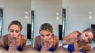 Madiiitay POV Blue Lingerie Blowjob