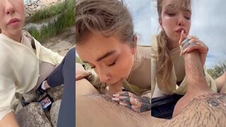 Eden Ivy POV Outdoor Facefuck With Gattouz0