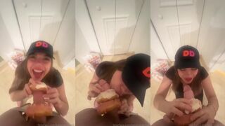 Katiana Kay - Dunkin Donuts Employee Blowjob