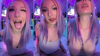 Blxxdbunny drool/foot fetish