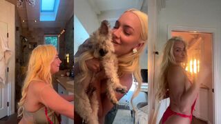 Lindsey Pelas Nude Live Try-on