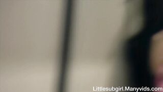 Littlesubgirl Public Dressing Room Wet Squirt