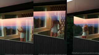 Caroline Zalog Naked Through the mirror