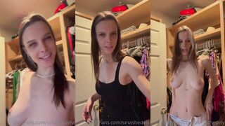 Ashley Matheson try-on-the undies are sheer