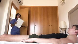 Yasmina Khan - Big Titty Nurse Lets Her Patient Cum Inside Her In The Hospital