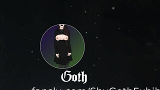 Shea aka ShyGothExhib - Having Fun Being Shown Off To The Neighborhood!