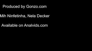 Mih Ninfetinha, Nela Decker Anal Orgy with Piss And Drink