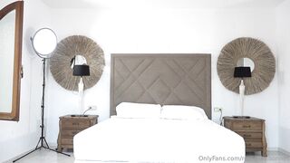 Ewa Sonnet huge boobs in white bikini