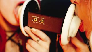 The Sounds of Girls ASMR - 2 girls | Vampire + White Elf sensually licking your ears