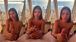 StrawBerryTabby - Beach House BG - Handjob