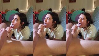 angels-ivy gives herself a facial