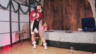 Mollyflwers - Babe Masturbates On Stream Before Christmas