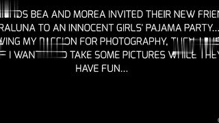 GentlyPerv - Taste of The Pajama Party With Morea Black, Beatrice Segreti And Sara Lu