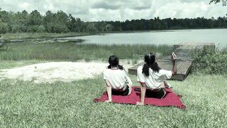 NatashaxCarter - Crystal Lake Threesome