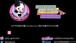 JuneLiu - Threesome with a Cute Asian and a Skinny French Teen