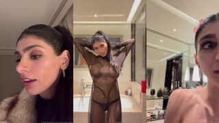 Mia Khalifa Teasing In Paris