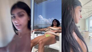 Mia Khalifa Balcony Full Nude