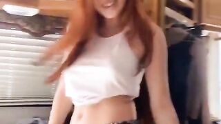 Bella Thorne See Through Pierced Nipples (Video 2)