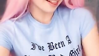 Belle Delphine Actual Nude Tits (Video 1)