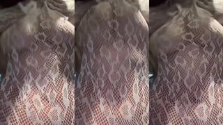 Breckie Hill Tits see through fishnet