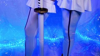 Razorcandi Satsuki Kiryuin/KilllaKill dildo orgy with squirting