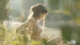 DaringKiara Sunrise Outdoor Masturbation at Lake