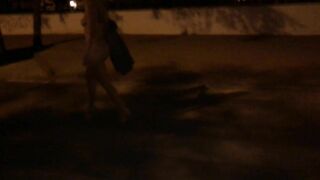 iviroses Walking Naked City Night Highheels