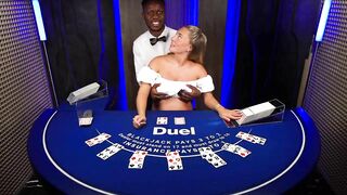 Bonnie Blue pregnant casino duel