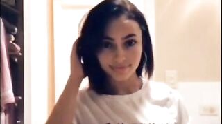 18y Beautiful face swallows it all  (Video 2)