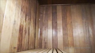 Molly Stewart OnlyFans Cumming in a sauna, circa 2013