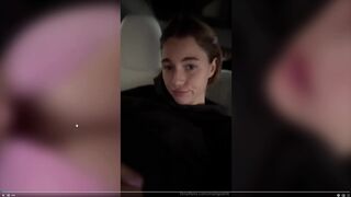 Ana Malygon public car tits tease