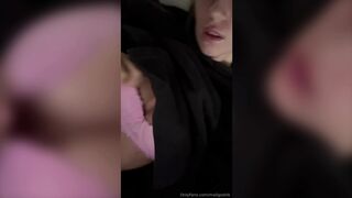 Ana Malygon public car tits tease