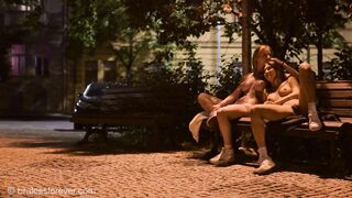 Bralessforever - Ellie-and-Viktoriia---Out-for-a-Walk