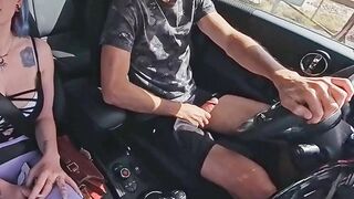 GentlyPerv-FREE RIDE FOR A STRANGER SLUT Handjob payment