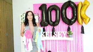 Transparent try on with Kelsey 100k special
