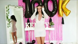 Transparent try on with Kelsey 100k special