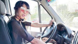 DaringKiara Stripping Naked In Public Restaurant in Front of Waiter