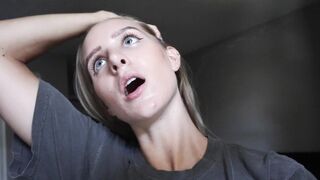 Caroline Zalog new lingerie try-on