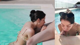 Ruth Lee Hot Summer Swimming Pool Sloppy BJ
