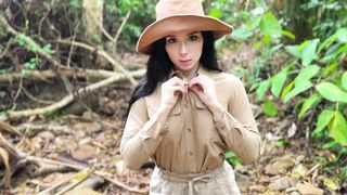 Sweetie fox Guide Sucked Dick Poison And Saved Life In The Jungle