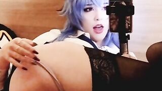 Enafox Ganyu Cosplay Dildo Play