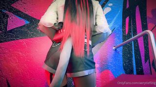 Aery Tiefling dildo fuck and cosplay Jane Doe