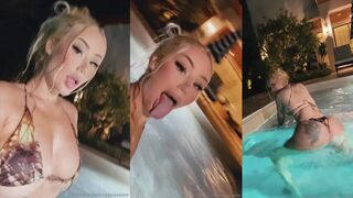 Iggy Azalea sexy Hot Tub