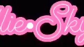 ellie skyes - Daddy Plss? OMG what a Huge Load!!!