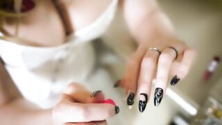 Angie Griffin chucky plays with tiffany boobs