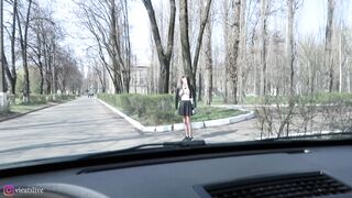 VicaTS  -  Some masturbation in the car