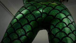 J.W OF - Shiny Catsuit Ass Worship