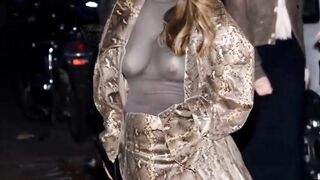 selena gomez see thru boobs public