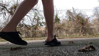 MissVanessaJune Outdoor Backyard Pee 2